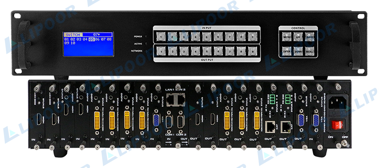 WF-HD09-09-MX  无缝混合9进9出主机