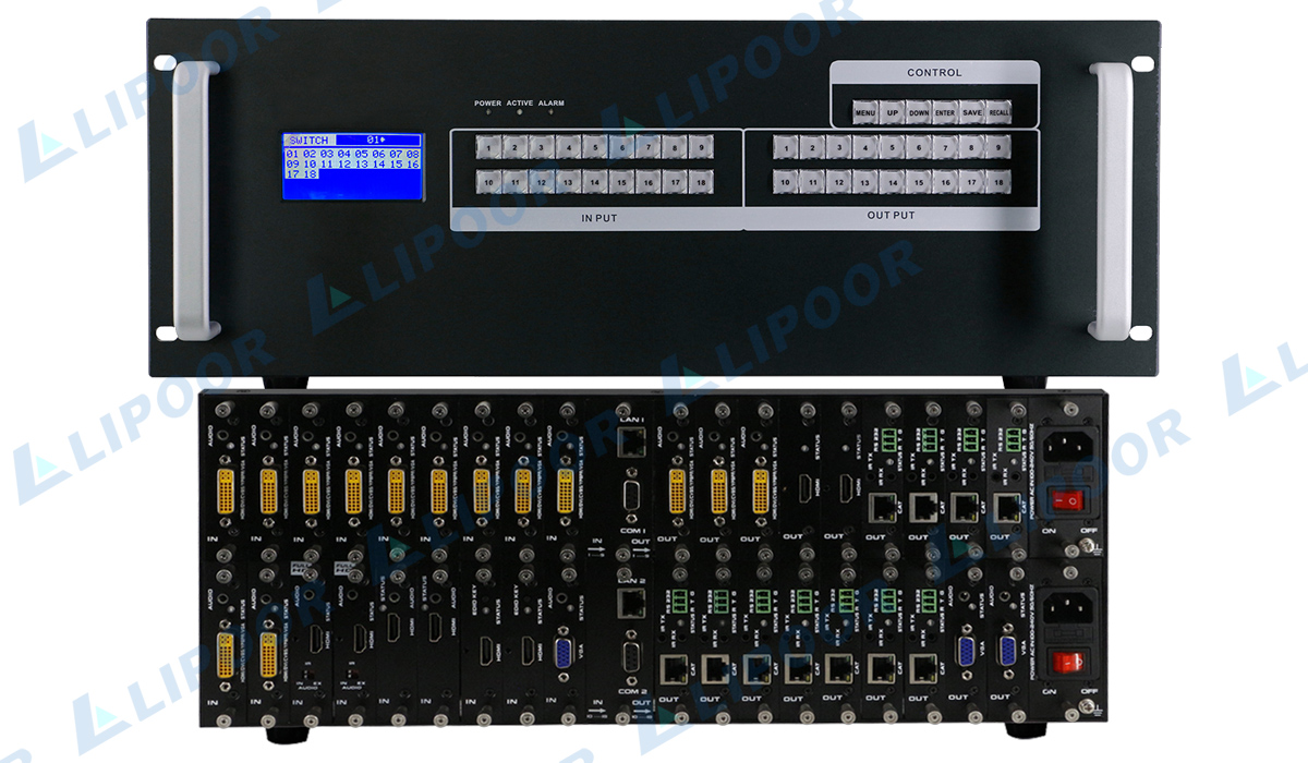 WF-HD18-18-MX 无缝混合18进18出主机