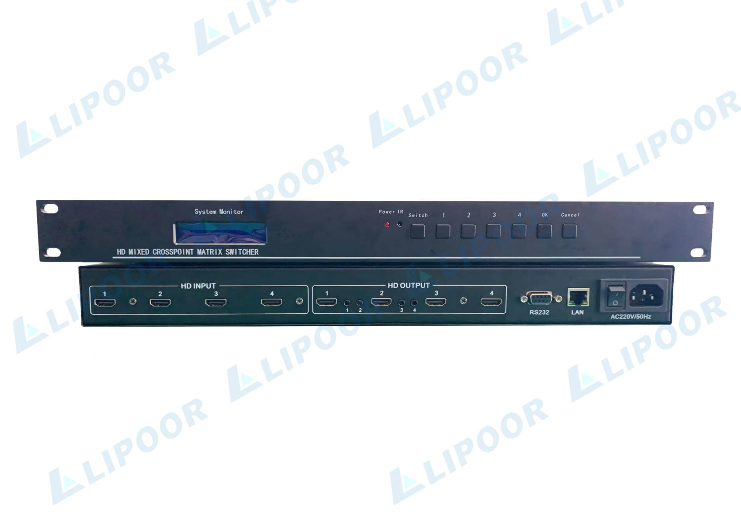 RS-HD0402-4K  4K高清视像跟踪切换矩阵